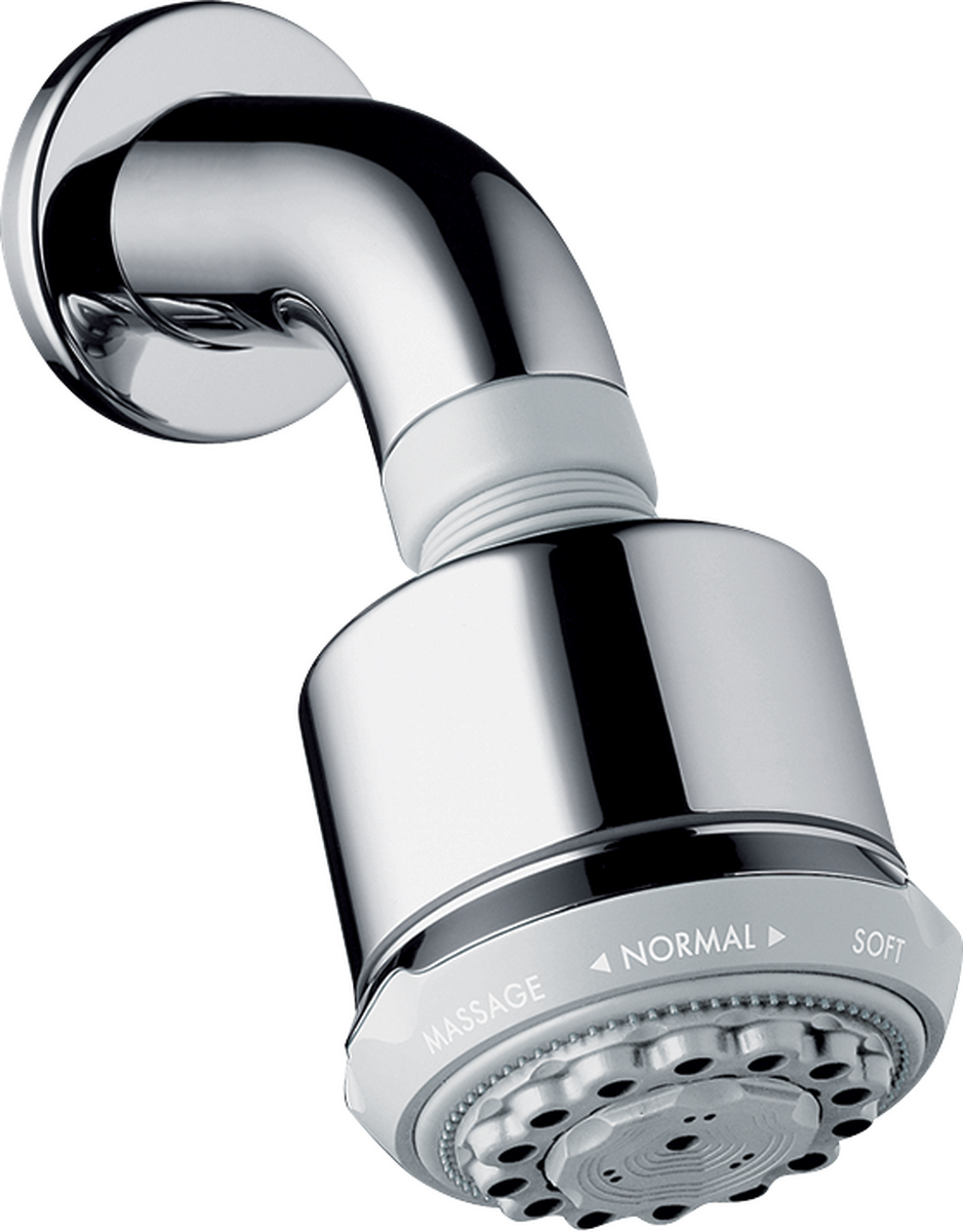 HANSGROHE Clubmaster Kopfbrause 85 3jet EcoSmart mit Brausearm #26606000