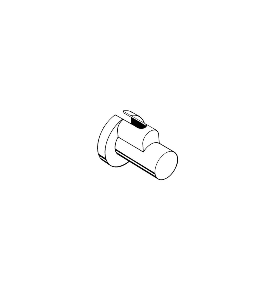 HANSGROHE Eckventilschuber #13950310 - Brushed Red Gold