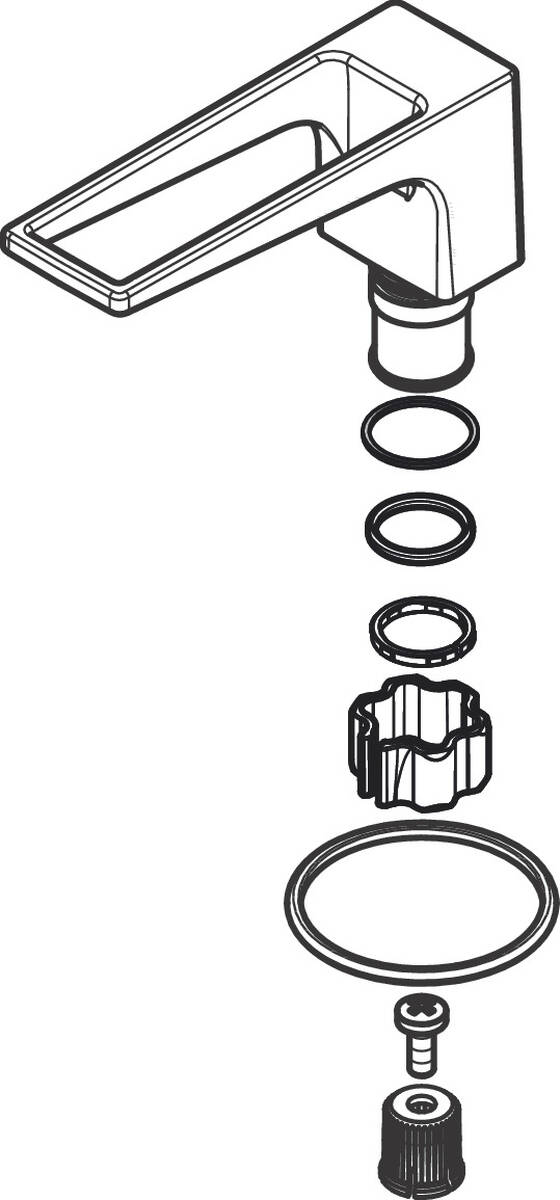 Bild von HANSGROHE Griff Warmwasserseite #92918000