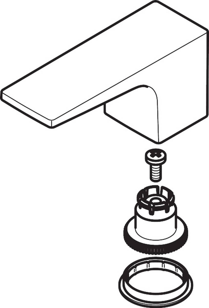 HANSGROHE Griff Kaltwasserseite #93168000 - Chrom