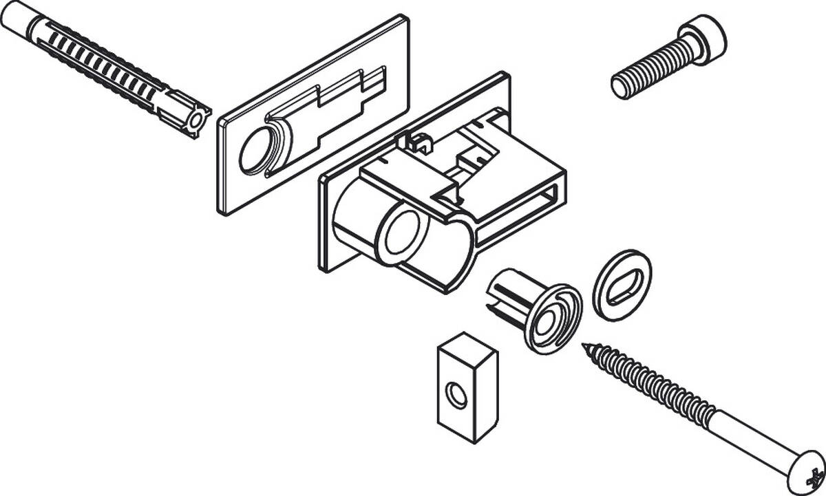 Bild von HANSGROHE Halteelement kpl. #93515000