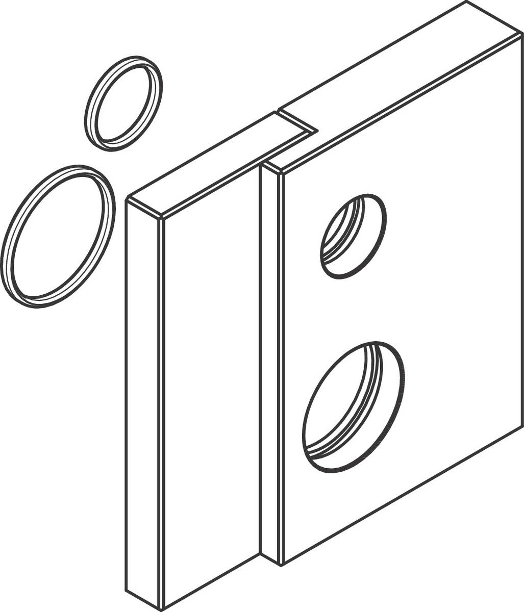 Bild von HANSGROHE Rosette 170 / 170 mm #93570000