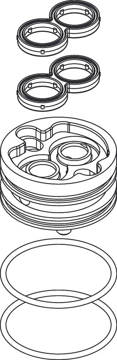 Bild von HANSGROHE Adapter für vertauschte Anschlüsse #93561000