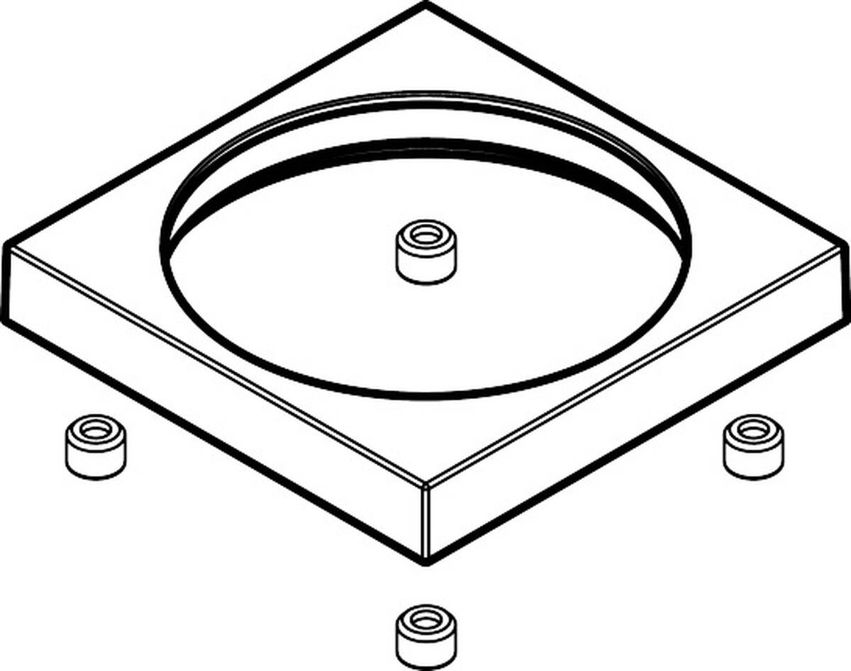 Bild von HANSGROHE Rosette für Brausehalter #93367000