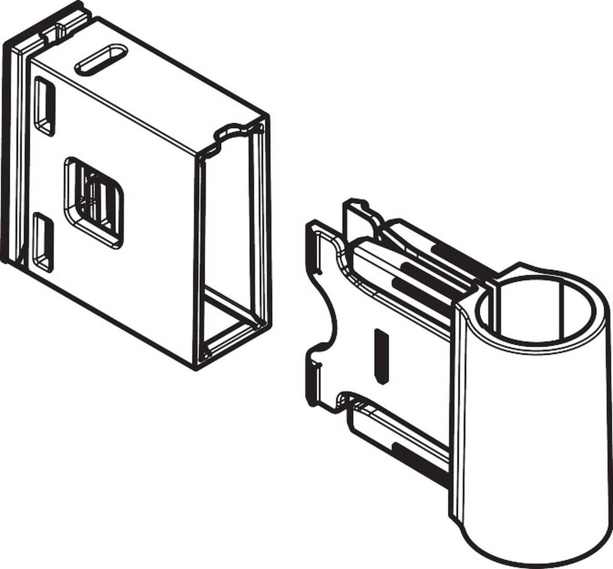 Bild von HANSGROHE Wandstütze #92976000