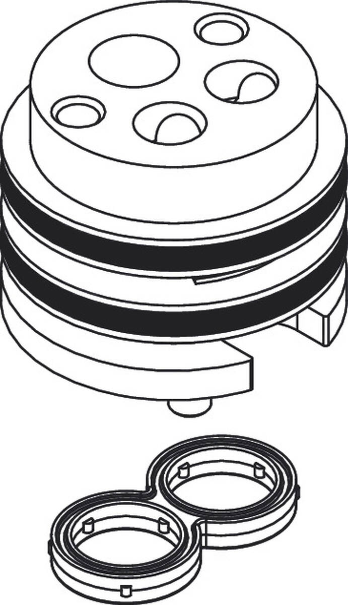 Bild von HANSGROHE Adapter für vertauschte Anschlüsse #93819000