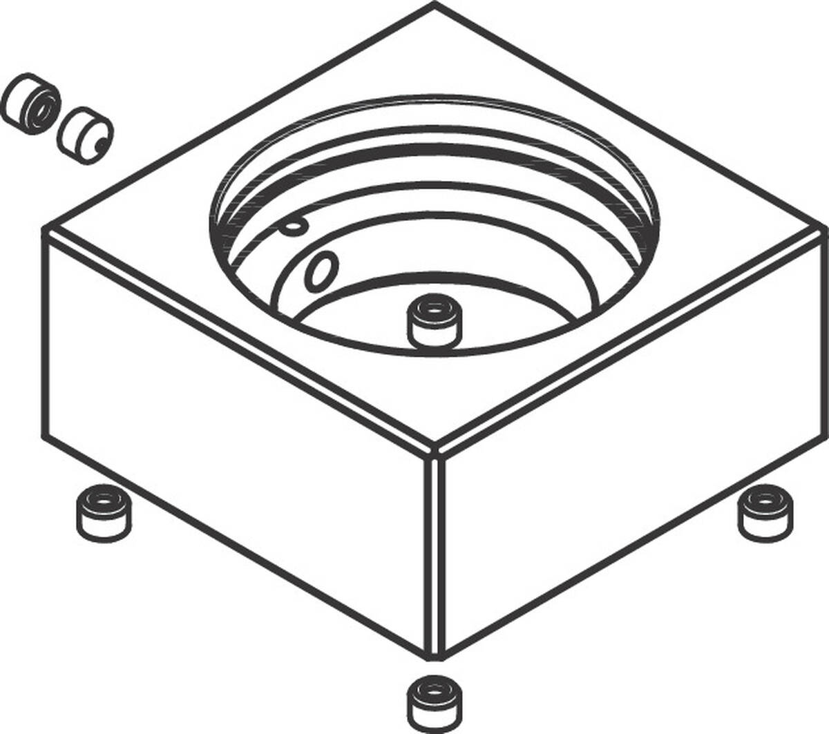 Bild von HANSGROHE Rosette für Griff #93587000