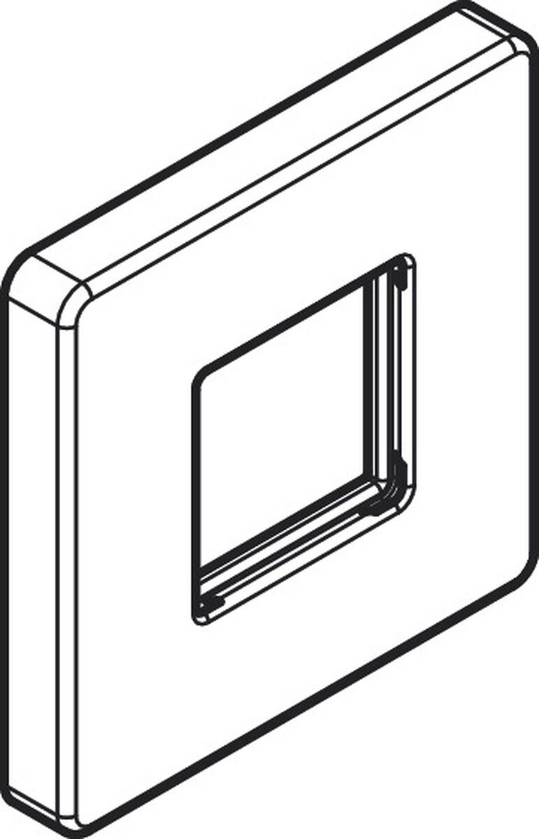HANSGROHE Rosette #94571670 - Mattschwarz
