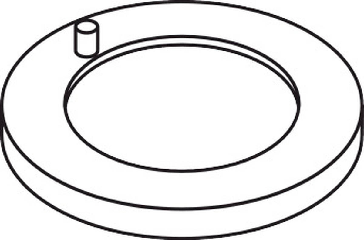 HANSGROHE Rosette für Auslauf #95023000 - Chrom