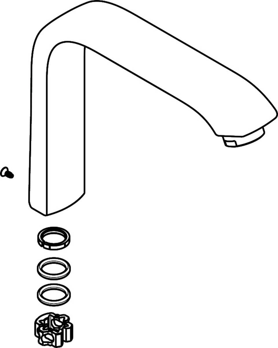 HANSGROHE Auslauf kpl. #95974000 - Chrom