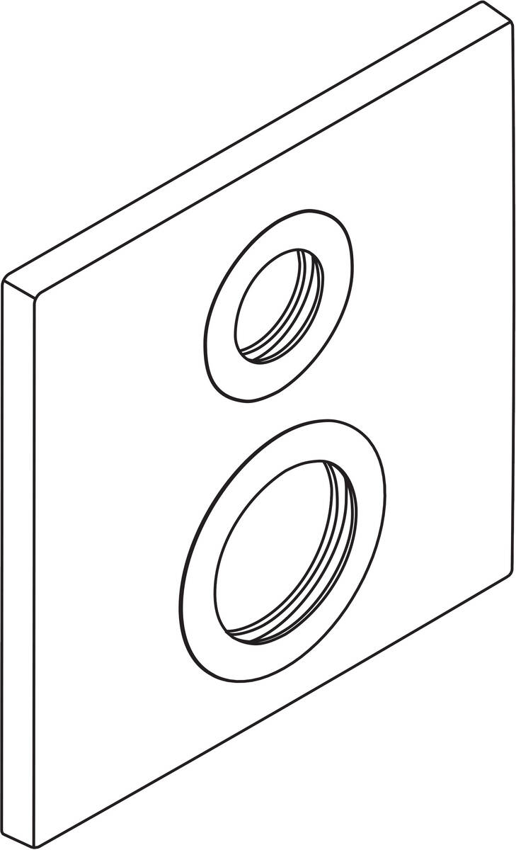 Bild von HANSGROHE Rosette für vertauschte Anschlüsse #98982000