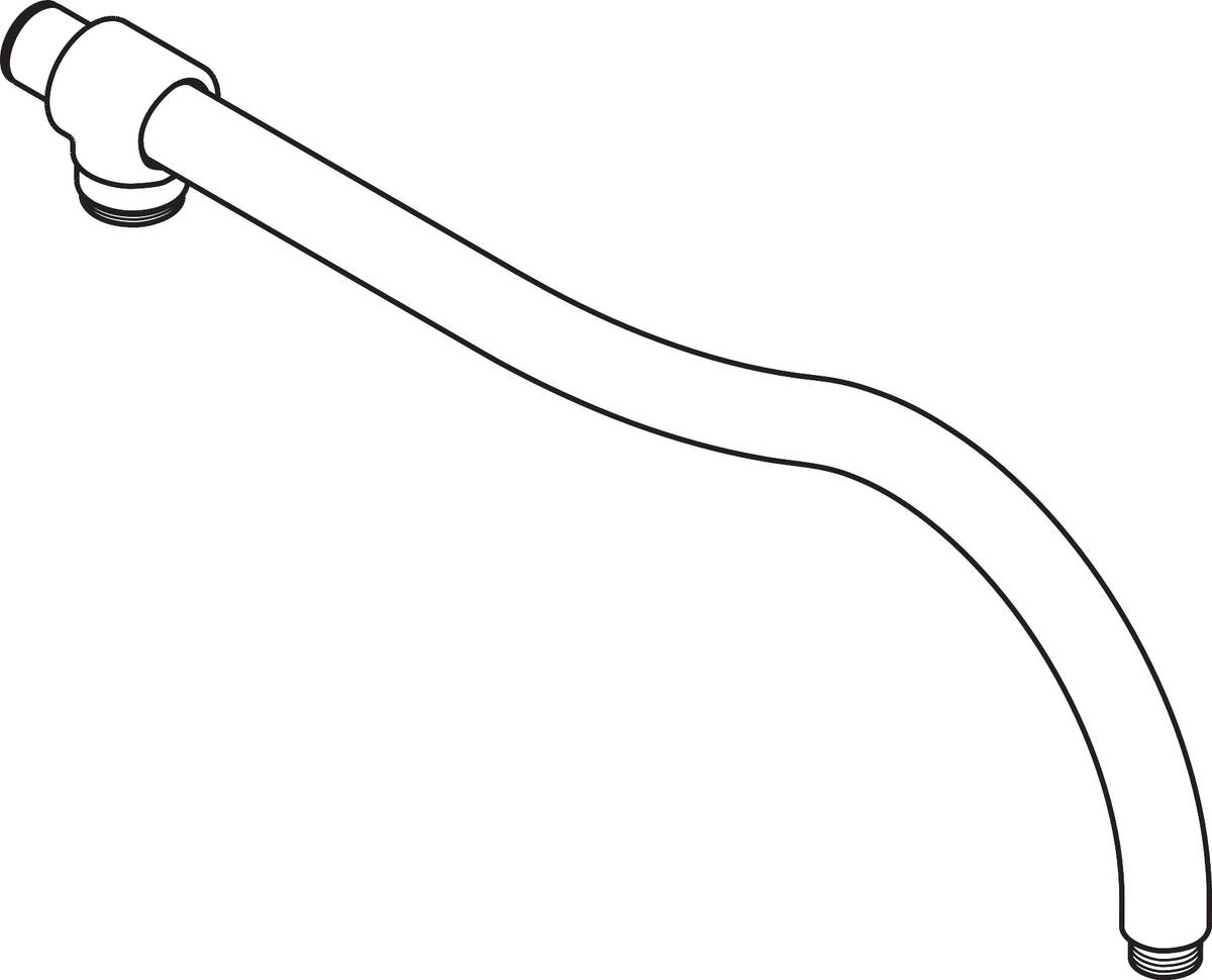 HANSGROHE Brausearm #96747000 - Chrom