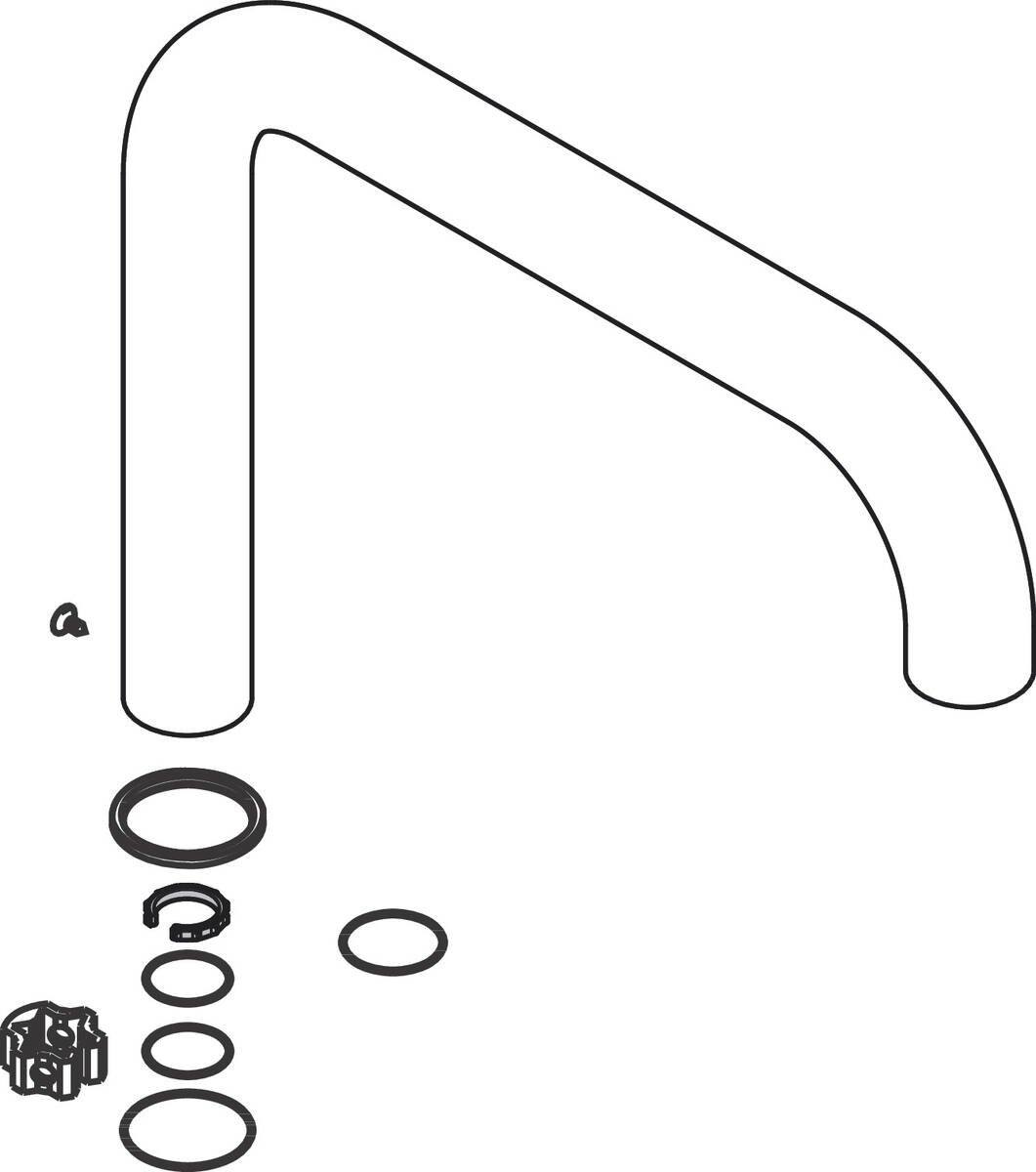 Bild von HANSGROHE Auslauf kpl. #96514000