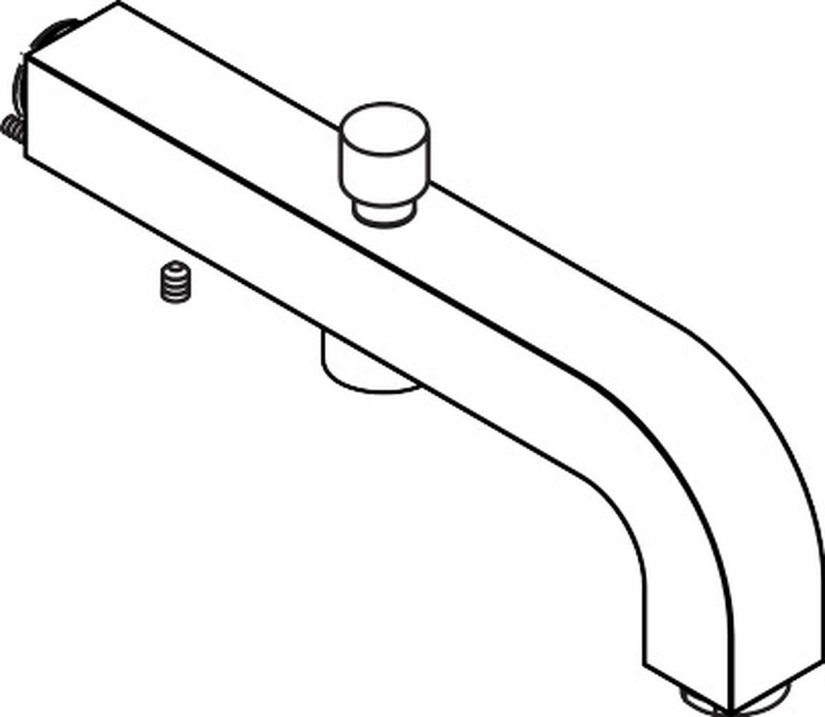 Bild von HANSGROHE Auslauf m. Umsteller, Luftsprudler #97704000