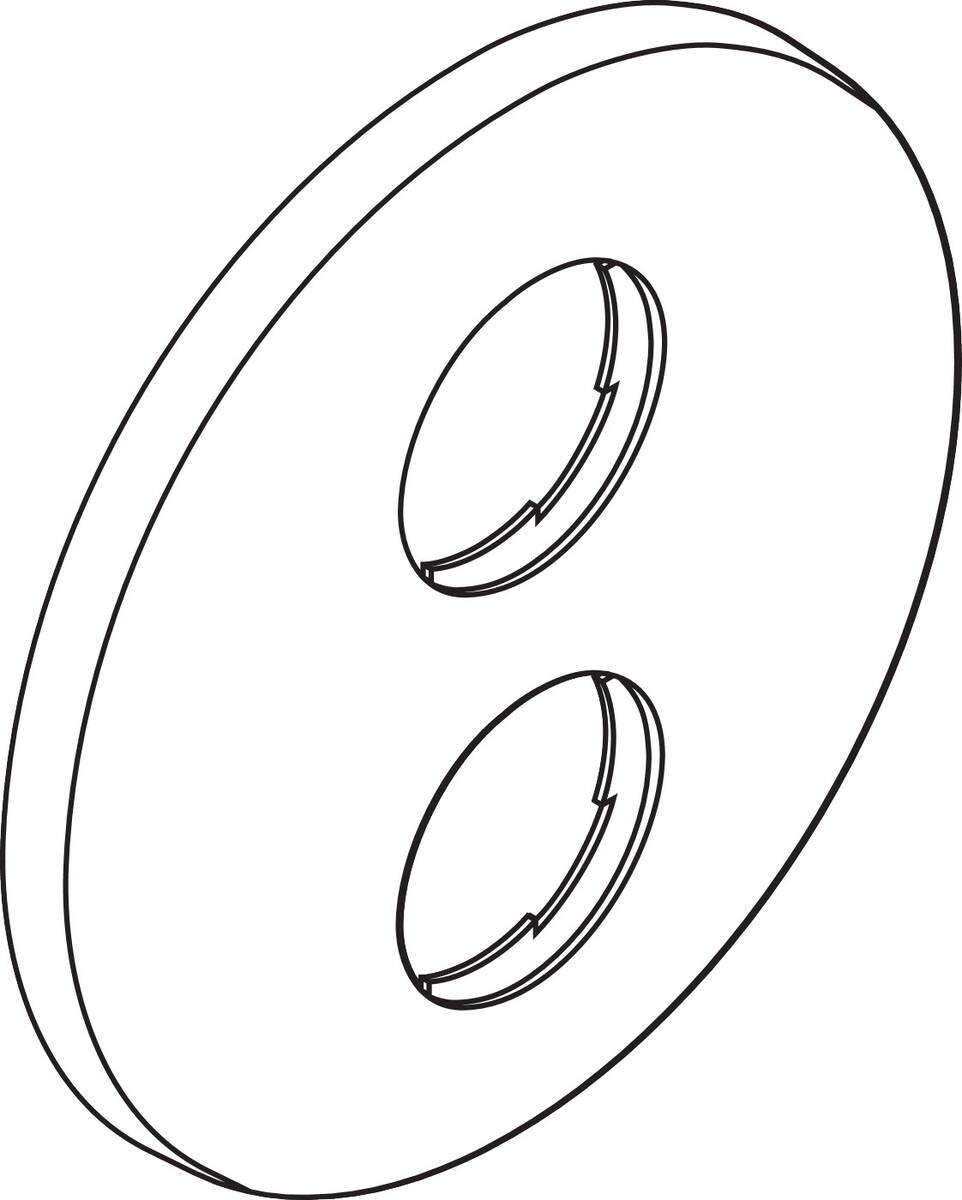 HANSGROHE Rosette #97440000 - Chrom
