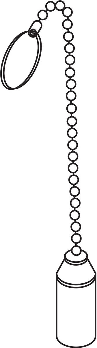 HANSGROHE Kette für Ablaufstopfen #97109000 - Chrom