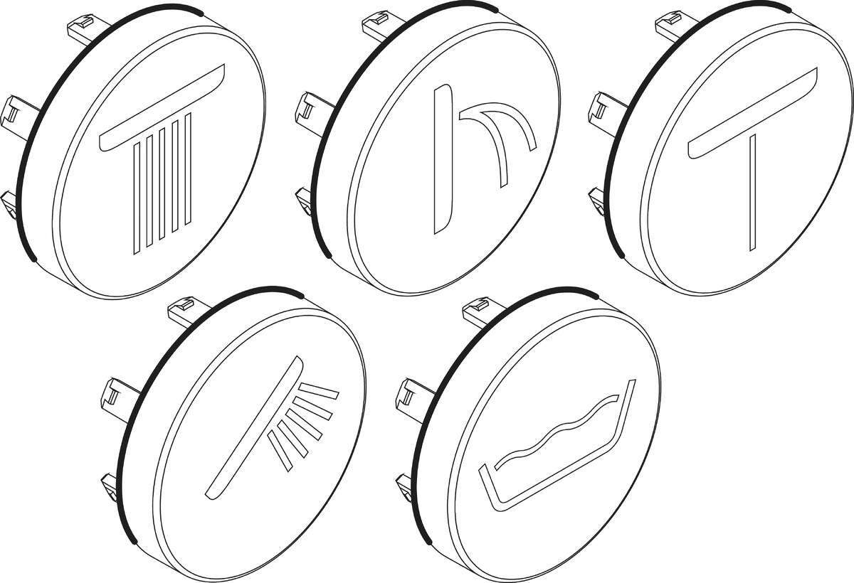 Bild von HANSGROHE Symbole-Set #98367000