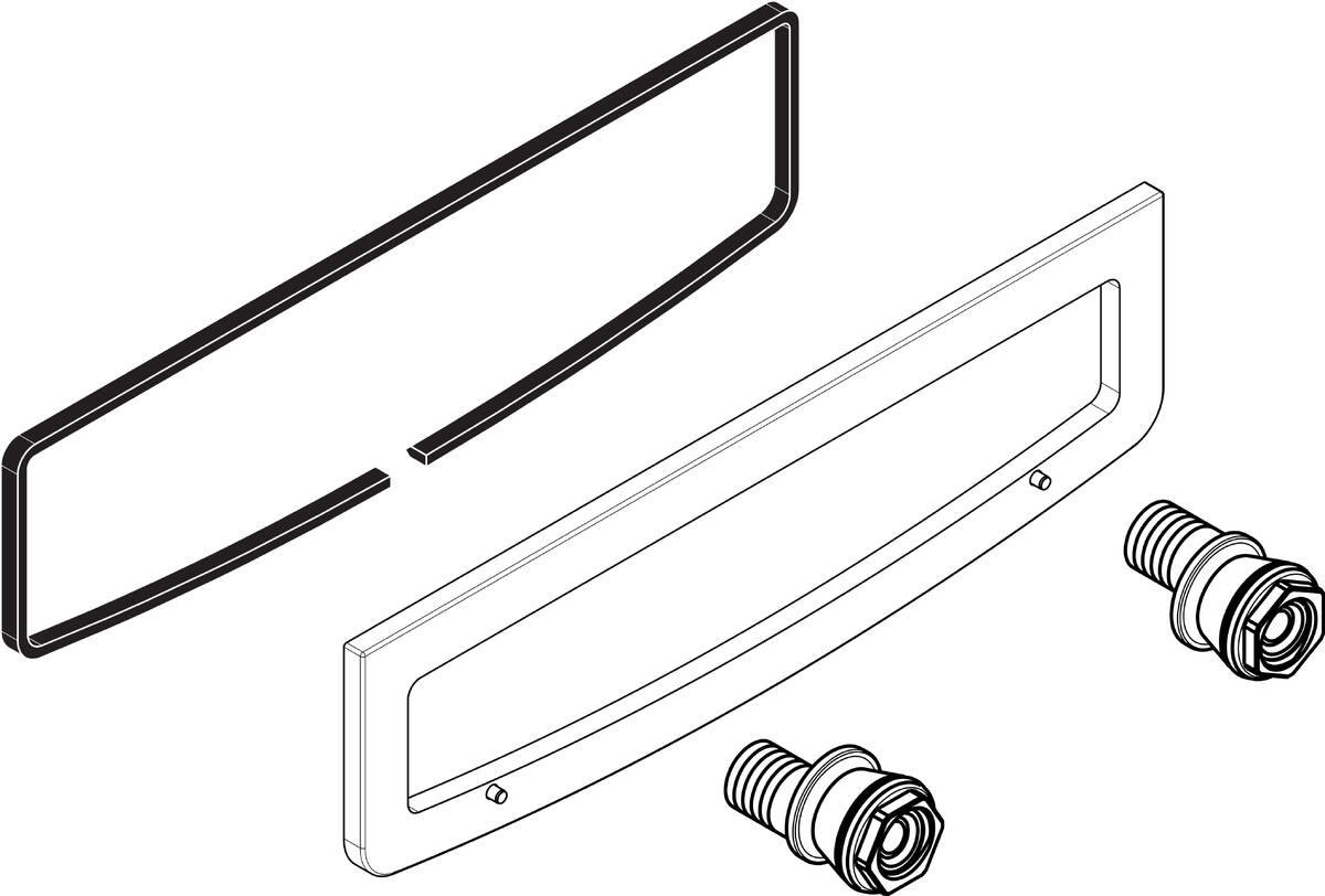 Bild von HANSGROHE Sonder-S-Anschlüsse mit Rosette #98293000