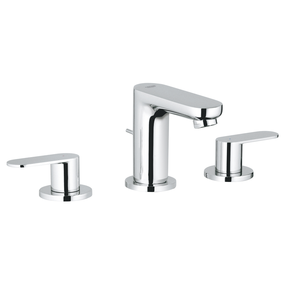 Bild von GROHE Eurosmart Cosmopolitan 3-Loch-Waschtischbatterie, 1/2″ #20187000 - chrom