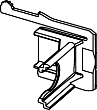 Bild von TECE TECE-Füllventilhalter für Octa-Spülkasten (17 mm, 3/8") #9820215