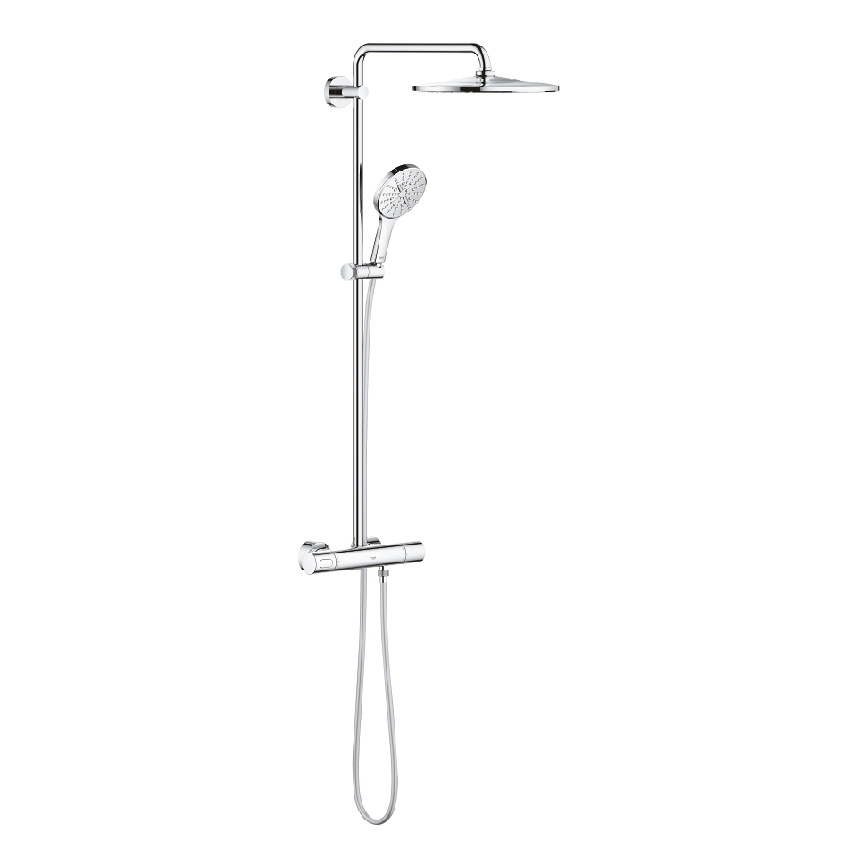 Bild von GROHE Rainshower SmartActive 310 Duschsystem mit Thermostatbatterie für die Wandmontage #26648000 - chrom
