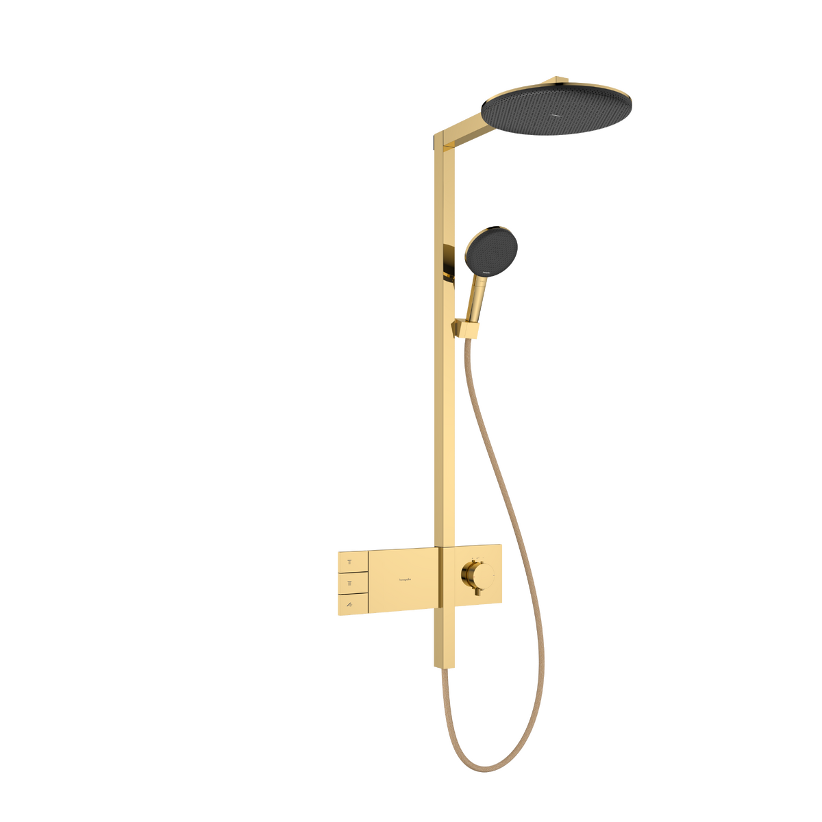 Picture of HANSGROHE Raindance Alive S Showerpipe 300 2jet with ShowerSelect Comfort thermostat #24595990 - Polished Gold Optic
