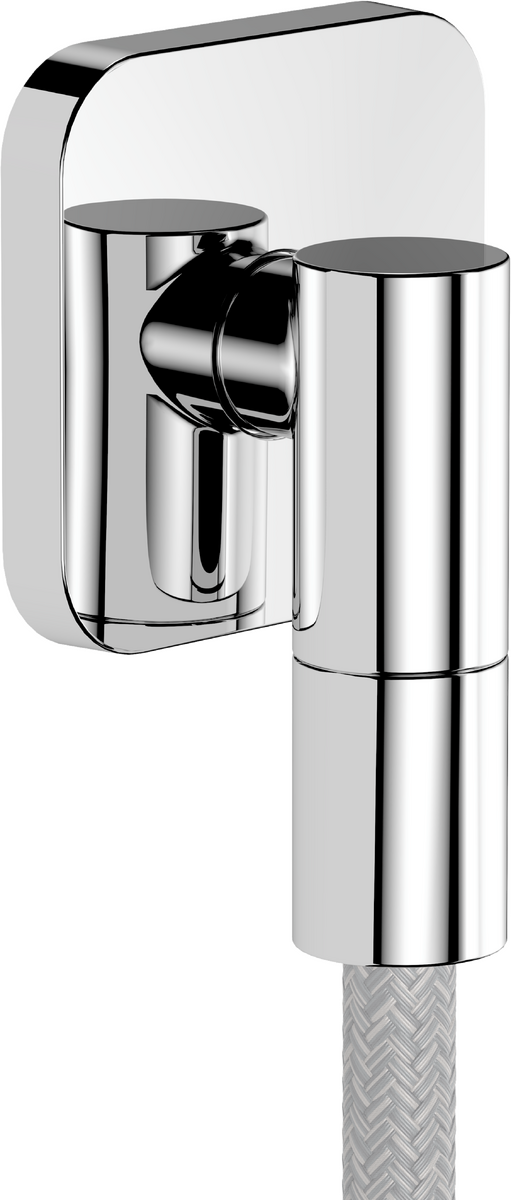 Bild von HANSGROHE AXOR Wall outlet Fine Wandanschluss softsquare #36739000 - Chrom