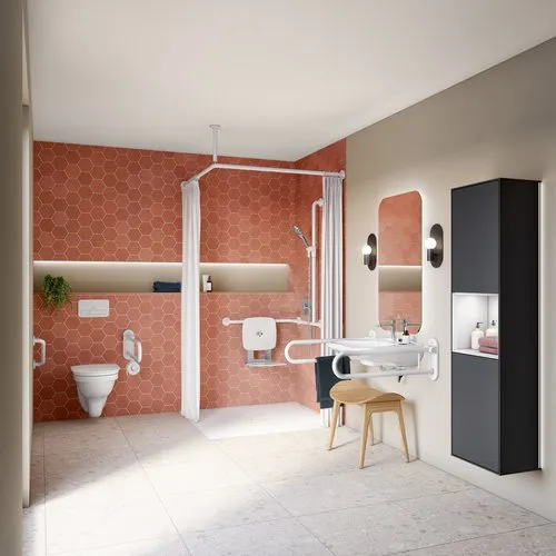 Bild von VILLEROY BOCH Subway Infinity quadratische Duschwanne, 1000 x 1000 x 40 mm, Weiß Alpin #6228J501
