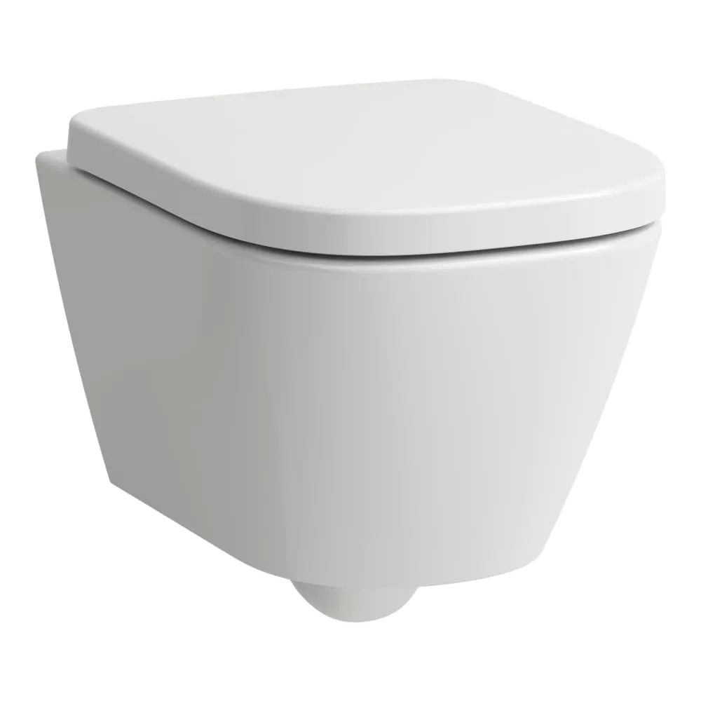 LAUFEN MEDA Wand-WC Advanced kompakt, Silent Flush, Tiefspüler, spülrandlos 490 x 360 x 355 mm #H8201130000001 - 000 - Weiß