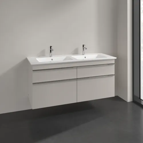 Bild von VILLEROY BOCH Venticello Waschbeckenunterschrank, 4 Auszüge, 1253 x 590 x 502 mm, Cashmere Grey / Cashmere Grey #A93001VN