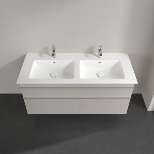 Bild von VILLEROY BOCH Venticello Waschbeckenunterschrank, 4 Auszüge, 1253 x 590 x 502 mm, Cashmere Grey / Cashmere Grey #A93001VN