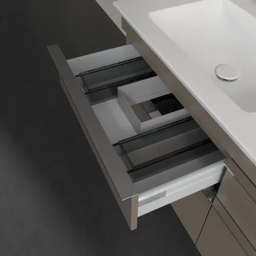 Bild von VILLEROY BOCH Venticello Waschbeckenunterschrank, 4 Auszüge, 1253 x 590 x 502 mm, Taupe / Taupe #A93001VM