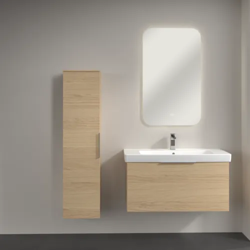 Bild von VILLEROY BOCH Architectura Hochschrank, 1 Tür, 350 x 1400 x 364 mm, Nordic Oak #B89600VJ