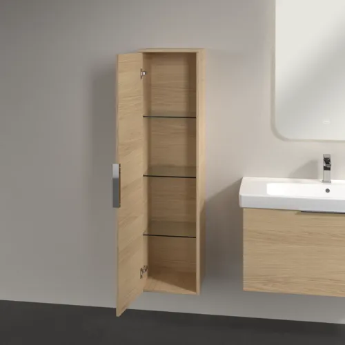 Bild von VILLEROY BOCH Architectura Hochschrank, 1 Tür, 350 x 1400 x 364 mm, Nordic Oak #B89600VJ