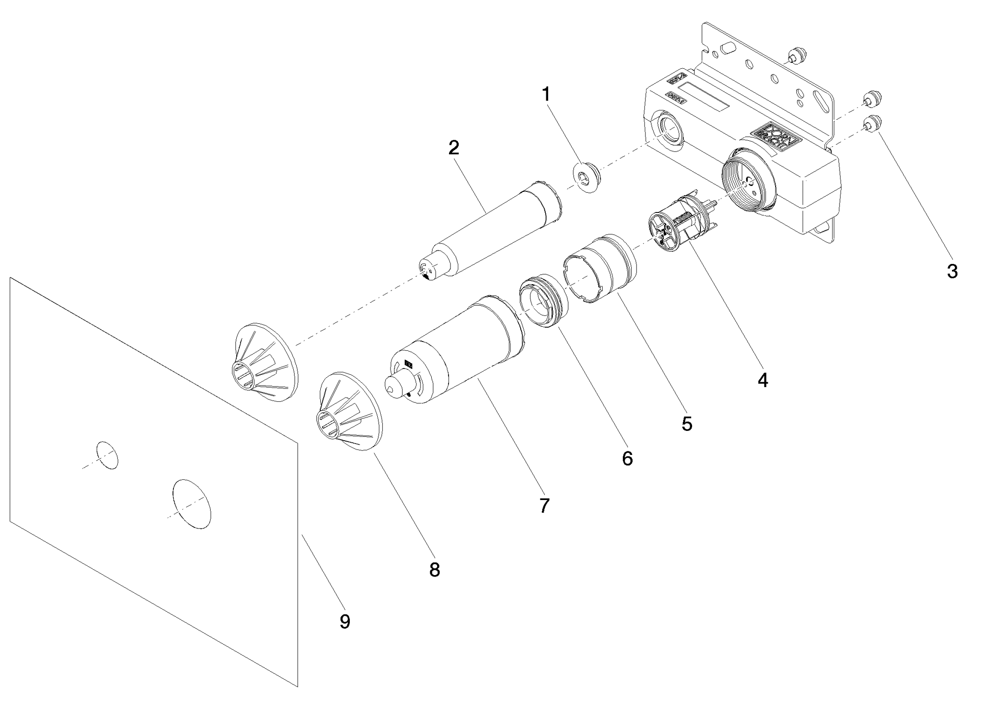 DORNBRACHT UP-Wand-Einhandbatterie - #3586097090