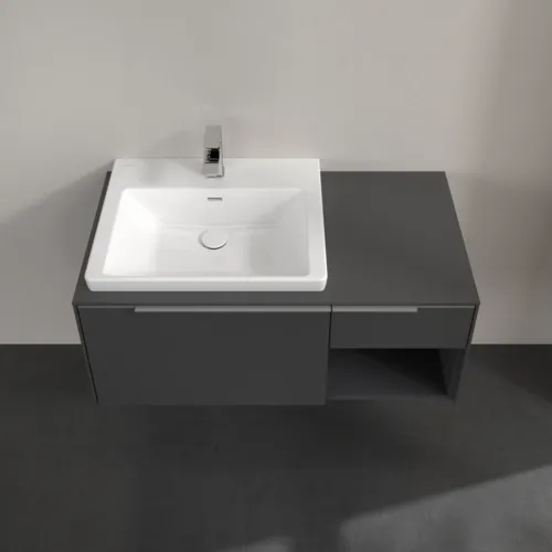 Bild von VILLEROY BOCH Subway 3.0 Waschbeckenunterschrank, 2 Auszüge, 1001 x 423 x 516 mm, Graphite / Graphite #C57200VR
