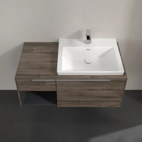 Bild von VILLEROY BOCH Subway 3.0 Waschbeckenunterschrank, 2 Auszüge, 1001 x 423 x 516 mm, Stone Oak / Stone Oak #C57100RK
