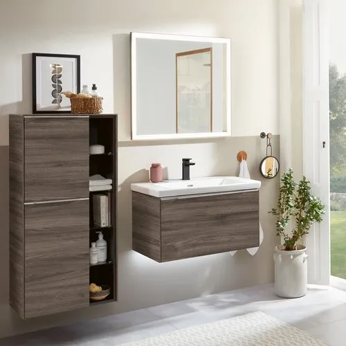Bild von VILLEROY BOCH Subway 3.0 Waschbeckenunterschrank, 1 Auszug, 772 x 429 x 478 mm, Stone Oak #C57300RK