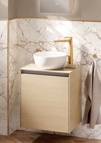 Bild von VILLEROY BOCH Collaro Waschbeckenunterschrank, 1 Tür, 500 x 548 x 380 mm, Nordic Oak / Nordic Oak #C14900VJ