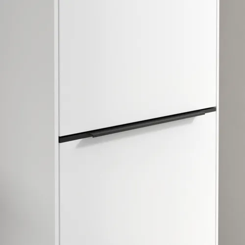 Bild von VILLEROY BOCH Subway 3.0 Hochschrank, 1 Tür, 1 Wäscheklappe, 450 x 1710 x 362 mm, Pure White / Pure White #C59301VF