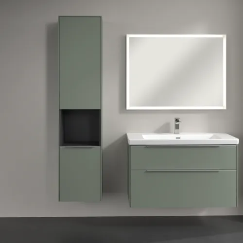 Bild von VILLEROY BOCH Subway 3.0 Hochschrank, 2 Türen, 400 x 1710 x 362 mm, Soft Green / Soft Green #C58800AF