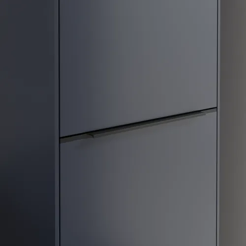 Bild von VILLEROY BOCH Subway 3.0 Hochschrank, 1 Tür, 1 Wäscheklappe, 450 x 1710 x 362 mm, Marine Blue / Marine Blue #C59301VQ