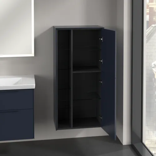 Bild von VILLEROY BOCH Subway 3.0 Mittelschrank, 2 Türen, 574 x 1200 x 362 mm, Marine Blue / Marine Blue #C59902VQ