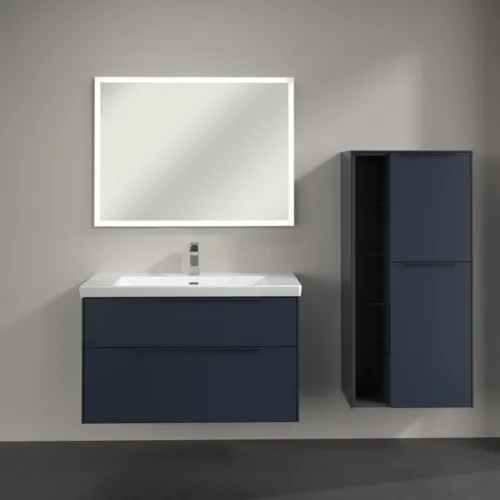 Bild von VILLEROY BOCH Subway 3.0 Mittelschrank, 2 Türen, 574 x 1200 x 362 mm, Marine Blue / Marine Blue #C59902VQ