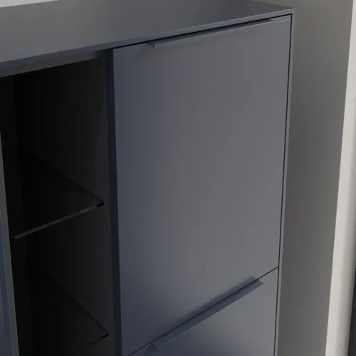 Bild von VILLEROY BOCH Subway 3.0 Mittelschrank, 2 Türen, 574 x 1200 x 362 mm, Marine Blue / Marine Blue #C59902VQ