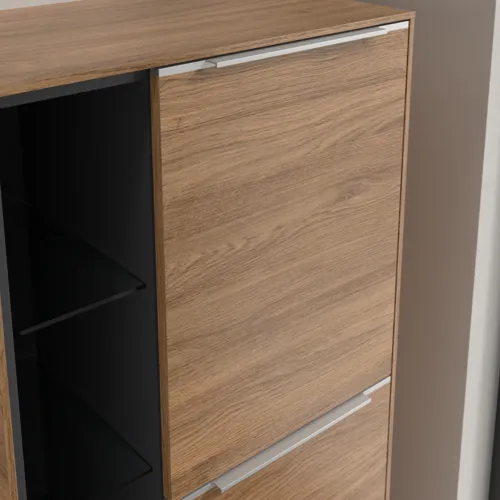 VILLEROY BOCH Subway 3.0 Mittelschrank, 2 Türen, 574 x 1200 x 362 mm, Kansas Oak / Kansas Oak #C59900RH, Bild 6