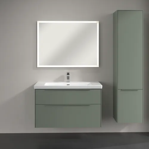 VILLEROY BOCH Subway 3.0 Hochschrank, 2 Türen, 400 x 1710 x 362 mm, Soft Green / Soft Green #C58702AF, Bild 4