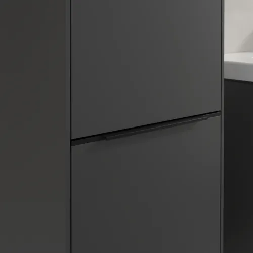 Bild von VILLEROY BOCH Subway 3.0 Hochschrank, 2 Türen, 400 x 1710 x 362 mm, Graphite / Graphite #C58601VR