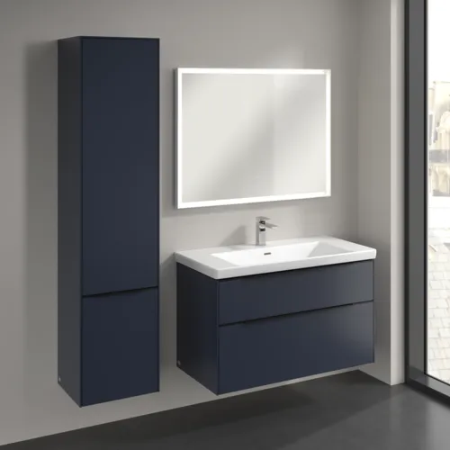 Bild von VILLEROY BOCH Subway 3.0 Hochschrank, 2 Türen, 400 x 1710 x 362 mm, Marine Blue / Marine Blue #C58601VQ