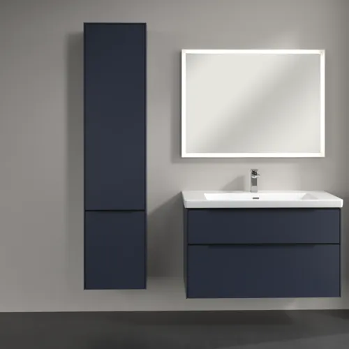 Bild von VILLEROY BOCH Subway 3.0 Hochschrank, 2 Türen, 400 x 1710 x 362 mm, Marine Blue / Marine Blue #C58601VQ